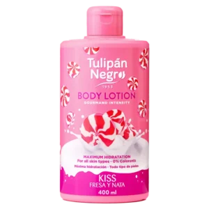 lotion pour le corps tulipe noire t.black fraise et crème 400 ml