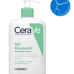 CeraVe Gel Moussant Nettoyant Peau Normale à Grasse | 473ml